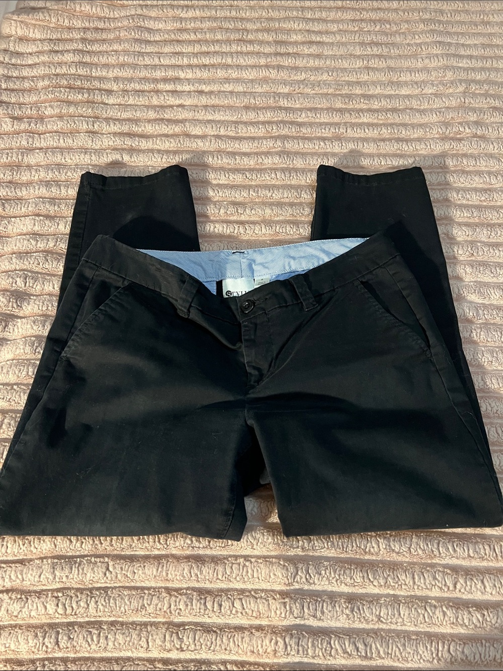 STYLUS Black Cropped Women's Pants - Slim Ankle Length